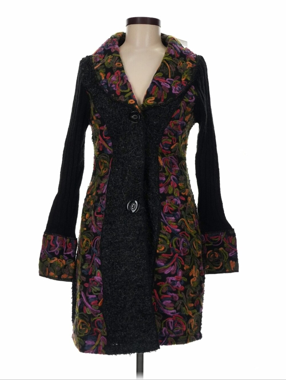 Kamana Embroidered Artsy Coatigan